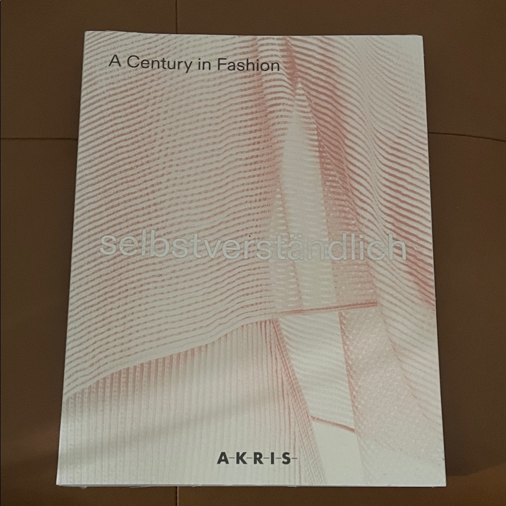 Akris Pink and White Fashion Coffee Table Book